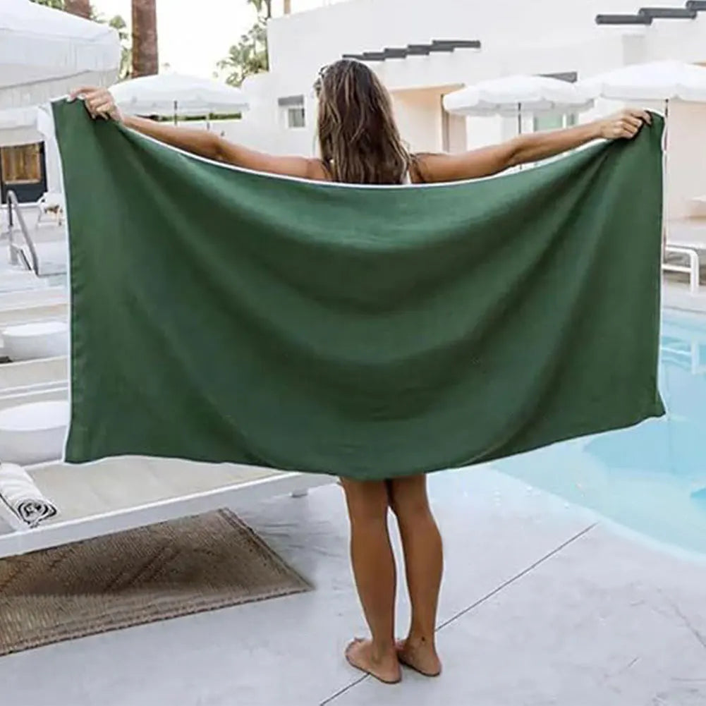 Magnetic Quick-Dry Beach Towel
